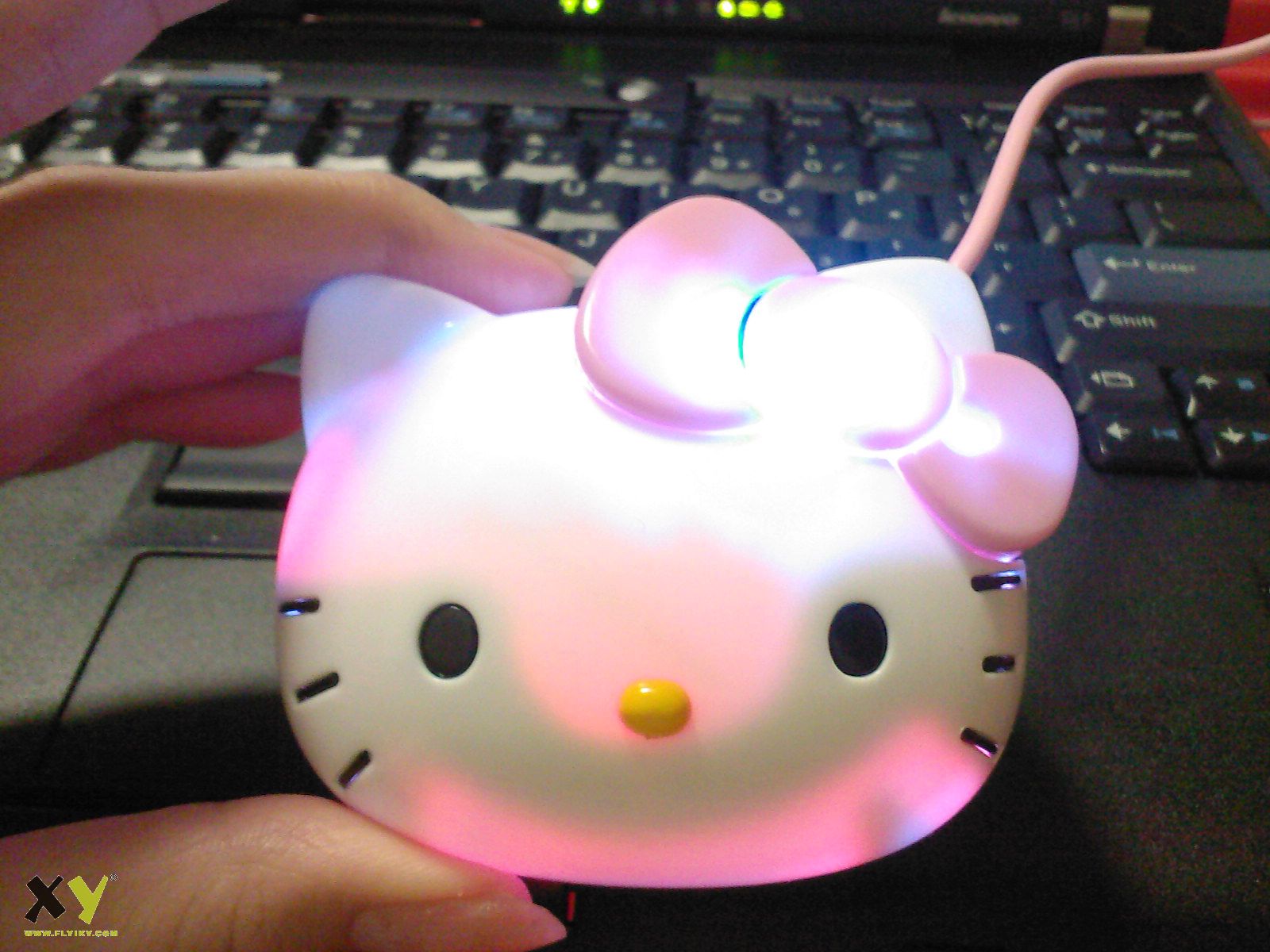 附上我心爱的hello kitty，质量虽说没有品牌的好，但是真的很可爱，手感也不错哦~！